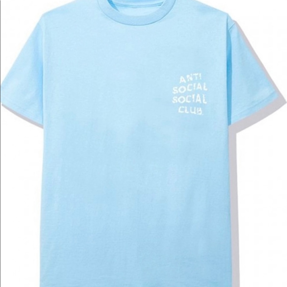 Anti Social Social Club Cloud Tee Members Only Blue